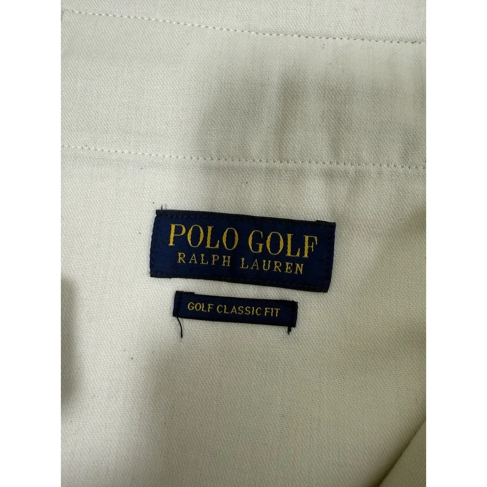 Polo Golf Ralph Lauren Shorts Adult‎ 38 Chino Tan Cotton Twill Stretch Mens